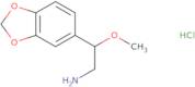 Beta-methoxy homopiperonylamine hydrochloride