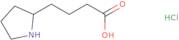 4-(Pyrrolidin-2-yl)butanoic acid hydrochloride