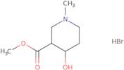 Methyl 4-hydroxy-1-methylpiperidine-3-carboxylate hydrobromide