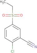 2-Chloro-5-(ethanesulfonyl)benzonitrile