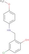 4-Chloro-2-{[(4-methoxyphenyl)amino]methyl}phenol