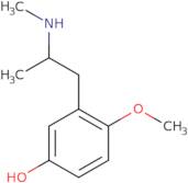 4-Methoxy-3-[2-(methylamino)propyl]phenol