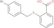 2-{[(4-Bromophenyl)methyl]sulfanyl}benzoic acid
