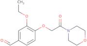 3-Ethoxy-4-[2-(morpholin-4-yl)-2-oxoethoxy]benzaldehyde