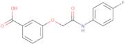 3-{[(4-Fluorophenyl)carbamoyl]methoxy}benzoic acid