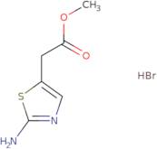 methyl 2-(2-amino-1,3-thiazol-5-yl)acetate hydrobromide