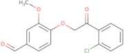 4-[2-(2-Chlorophenyl)-2-oxoethoxy]-3-methoxybenzaldehyde