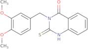 3-[(3,4-Dimethoxyphenyl)methyl]-2-sulfanyl-3,4-dihydroquinazolin-4-one
