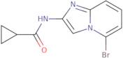 N-{5-Bromoimidazo[1,2-a]pyridin-2-yl}cyclopropanecarboxamide