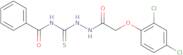 1-(2-(2,4-dichlorophenoxy)acetyl)-4-benzoylthiosemicarbazide