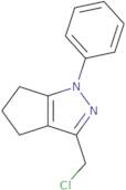 3-(Chloromethyl)-1-phenyl-1H,4H,5H,6H-cyclopenta[C]pyrazole