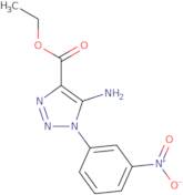 Ethyl 5-amino-1-(3-nitrophenyl)-1H-1,2,3-triazole-4-carboxylate