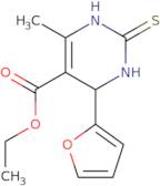 4-(2-Furanyl)-6-methyl-2-sulfanylidene-3,4-dihydro-1H-pyrimidine-5-carboxylic acid ethyl ester