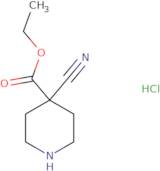 Ethyl 4-cyanopiperidine-4-carboxylate hydrochloride