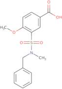 3-[Benzyl(methyl)sulfamoyl]-4-methoxybenzoic acid