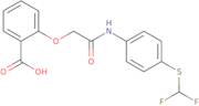 2-[({4-[(Difluoromethyl)sulfanyl]phenyl}carbamoyl)methoxy]benzoic acid