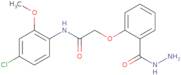 N-(4-Chloro-2-methoxyphenyl)-2-[2-(hydrazinecarbonyl)phenoxy]acetamide