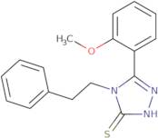 5-(2-Methoxyphenyl)-4-(2-phenylethyl)-4H-1,2,4-triazole-3-thiol