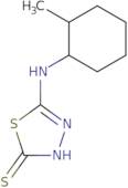 5-[(2-Methylcyclohexyl)amino]-1,3,4-thiadiazole-2-thiol