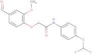 N-{4-[(Difluoromethyl)sulfanyl]phenyl}-2-(4-formyl-2-methoxyphenoxy)acetamide