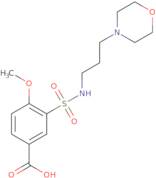 4-Methoxy-3-{[3-(morpholin-4-yl)propyl]sulfamoyl}benzoic acid