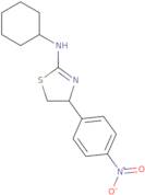 N-Cyclohexyl-4-(4-nitrophenyl)-4,5-dihydro-1,3-thiazol-2-amine