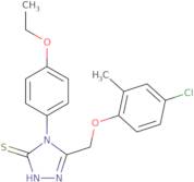 5-(4-Chloro-2-methylphenoxymethyl)-4-(4-ethoxyphenyl)-4H-1,2,4-triazole-3-thiol