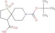 8-Boc-1-thia-8-azaspiro[4.5]decane-4-carboxylic acid 1,1-dioxide