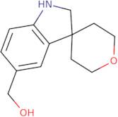 Spiro[1,2-dihydroindole-3,4'-oxane]-5-ylmethanol