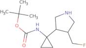 tert-Butyl (1-(4-(fluoromethyl)pyrrolidin-3-yl)cyclopropyl)carbamate