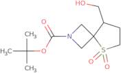 tert-butyl 8-(hydroxymethyl)-5,5-dioxo-5{6}-thia-2-azaspiro[3.4]octane-2-carboxylate