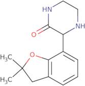 3-(2,2-Dimethyl-2,3-dihydro-1-benzofuran-7-yl)piperazin-2-one