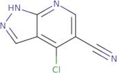 4-Chloro-1H-pyrazolo[3,4-b]pyridine-5-carbonitrile