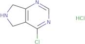 4-chloro-5h,6h,7h-pyrrolo[3,4-d]pyrimidine hcl