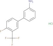 3-[4-Fluoro-3-(trifluoromethyl)phenyl]aniline HCl