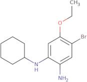 4-Bromo-1-N-cyclohexyl-5-ethoxybenzene-1,2-diamine