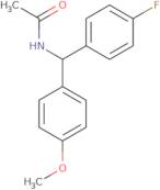 N-[(4-Fluorophenyl)(4-methoxyphenyl)methyl]acetamide