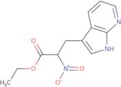 Ethyl 2-nitro-3-{1H-pyrrolo[2,3-b]pyridin-3-yl}propanoate