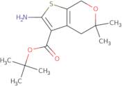 tert-Butyl 2-amino-5,5-dimethyl-5,7-dihydro-4H-thieno[2,3-c]pyran-3-carboxylate