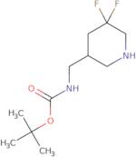 tert-Butyl ((5,5-difluoropiperidin-3-yl)methyl)carbamate
