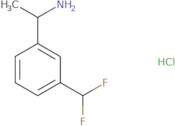 1-[3-(Difluoromethyl)phenyl]ethan-1-amine hydrochloride