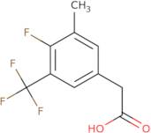 4-Fluoro-3-methyl-5-(trifluoromethyl)phenylacetic acid