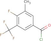 4-Fluoro-3-methyl-5-(trifluoromethyl)-benzoyl chloride