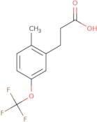 3-[2-Methyl-5-(trifluoromethoxy)phenyl]propionic acid