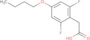 4-Butoxy-2,6-difluorophenylacetic acid