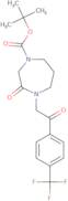 tert-Butyl 3-oxo-4-(2-oxo-2-(4-(trifluoromethyl)phenyl)ethyl)-1,4-diazepane-1-carboxylate