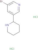 3-Bromo-5-(piperidin-2-yl)pyridine dihydrochloride