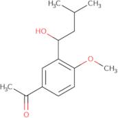 1-(3-(1-Hydroxy-3-methylbutyl)-4-methoxyphenyl)ethan-1-one