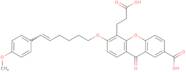 (E)-7-Carboxy-3-((6-(4-methoxyphenyl)-5-hexenyl)oxy)-9-oxo-9H-xanthene-4-propanoic acid