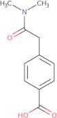 4-[(Dimethylcarbamoyl)methyl]benzoic acid